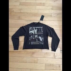 NWT - Enfants Riches Deprimes Teen Just Wanted Love LS Tee